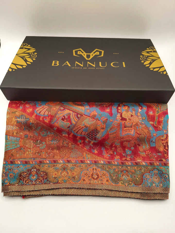 Premium Quality Extremely Soft kani Pashmina Cashmere Shawl