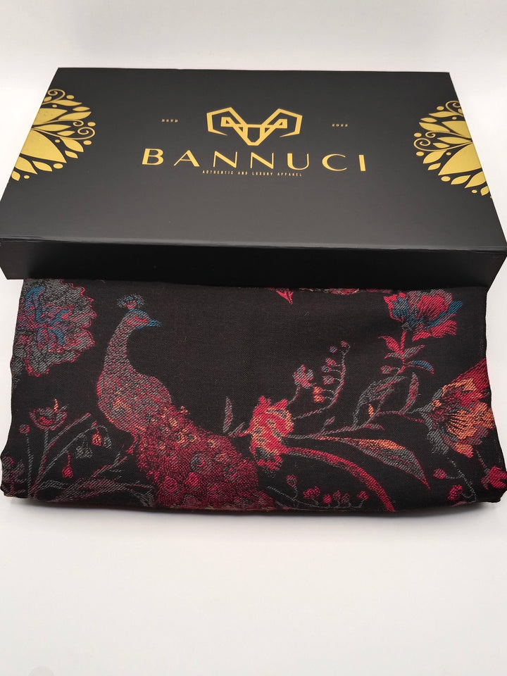 Extremely Soft Pashmina Kani Shawl With Khadi Pattern
