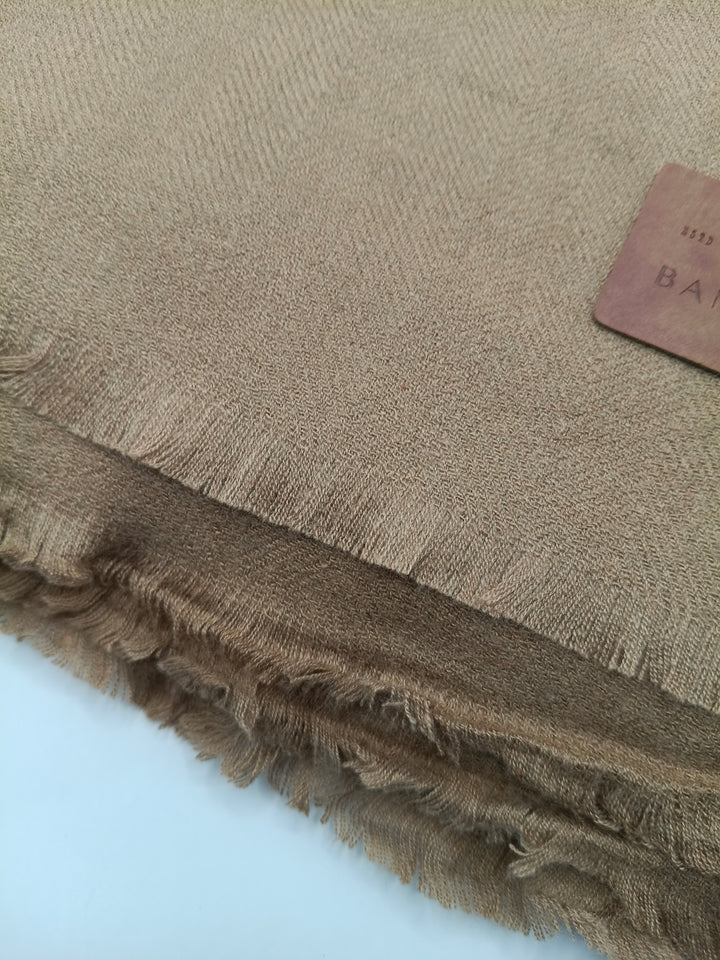 Premium Quality Extremely Soft Brown Pashmina /Cashmere Shawl