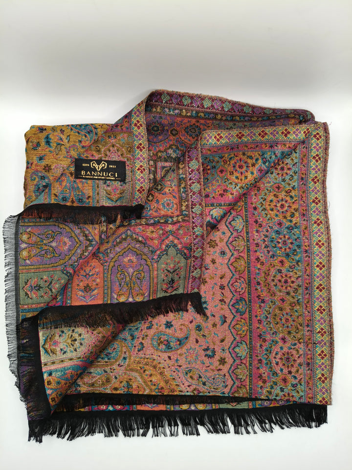 Premium Quality Extremely Soft Pashmina Cashmere Reversible Shawl