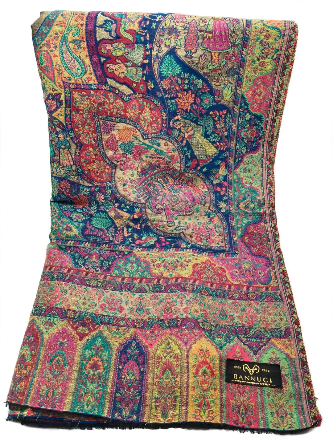 Premium Quality And Extremely Soft Moonlight  Multi Color  kani Pashmina Cashmere Shawl