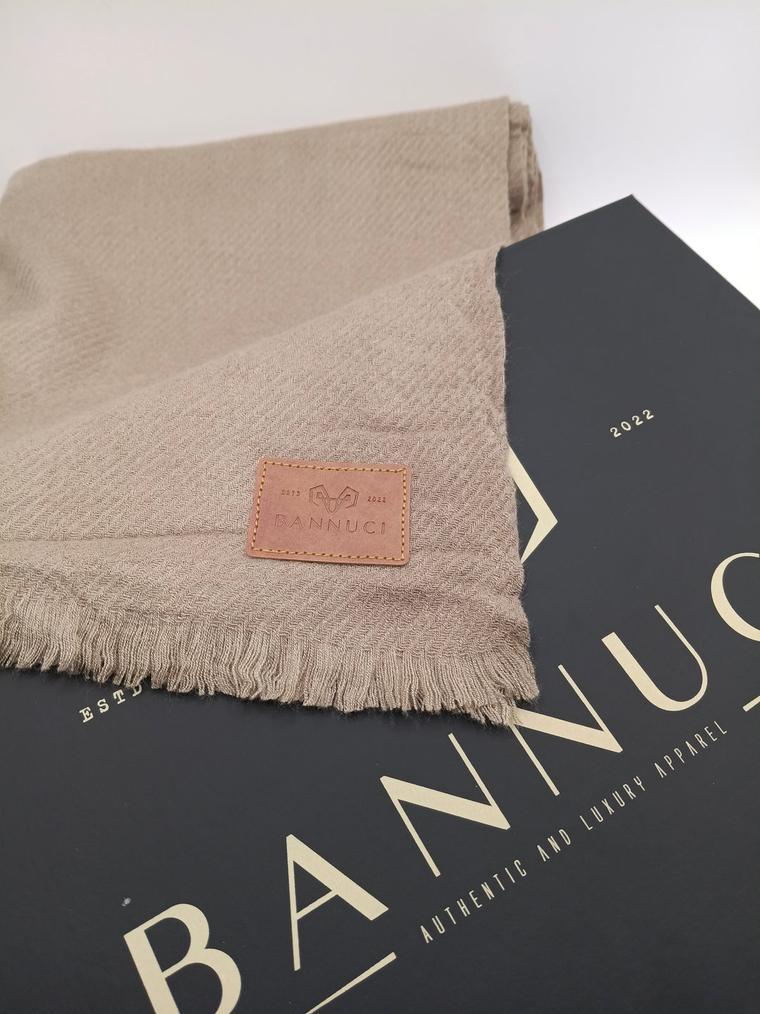 Premium Quality Extremely Soft Clay Colored Pashmina / Cashmere Shawl