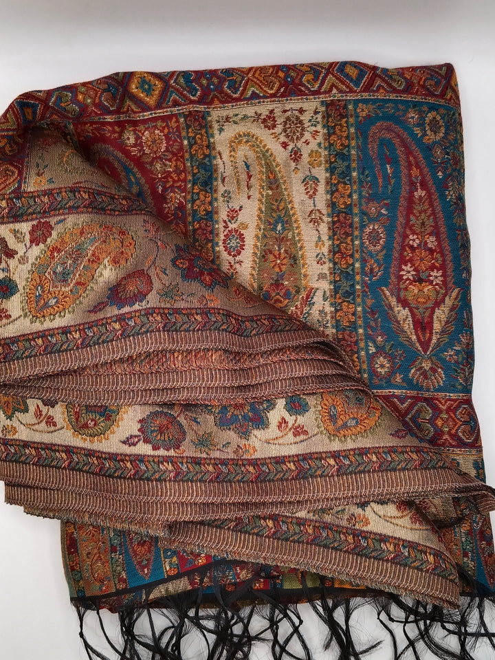Premium Quality Moonlight Mix Multi Color  kani Pashmina  Shawl