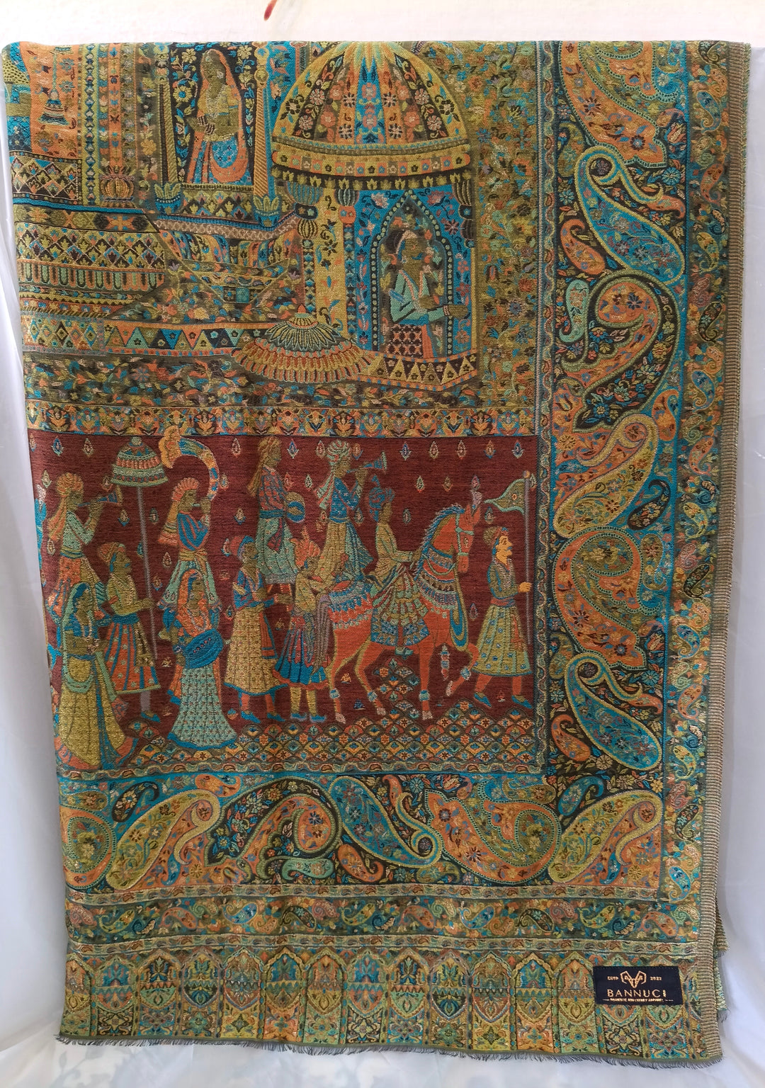 Premium Quality Extremely Soft kani Pashmina Cashmere Shawl