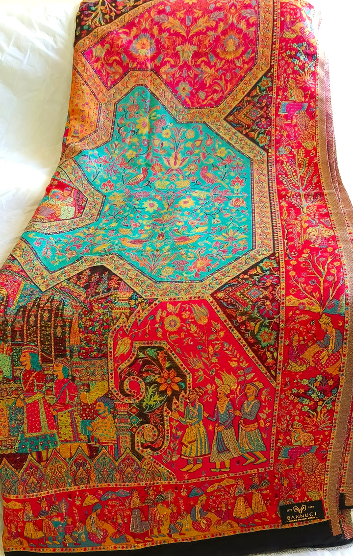 Premium Qualit Extremely soft kani Pashmina Shawl