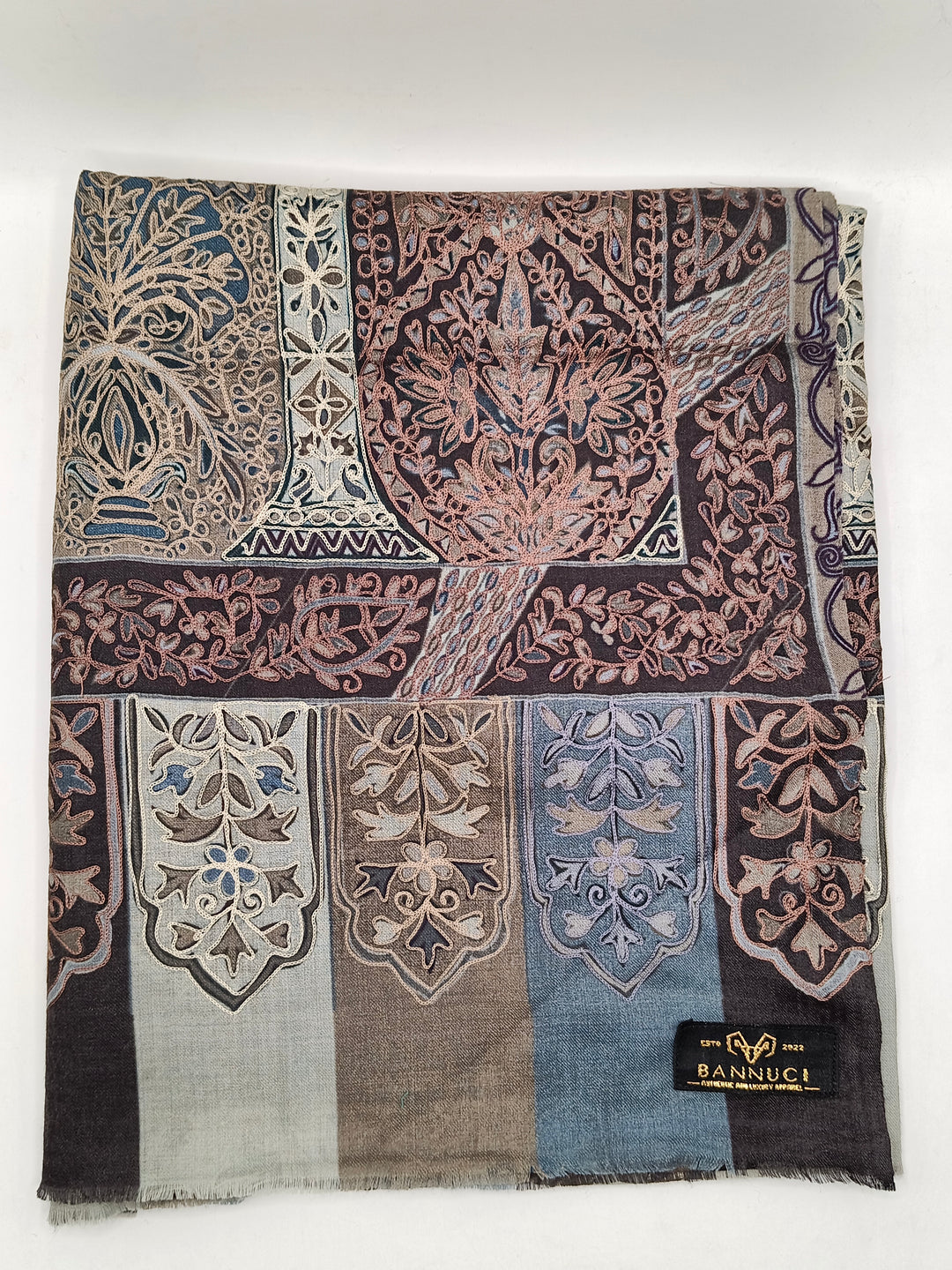 Premium Quality Kalmkar Shawl With Machine Ari Work