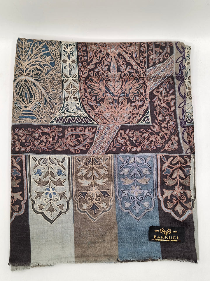 Premium Quality Kalmkar Shawl With Machine Ari Work