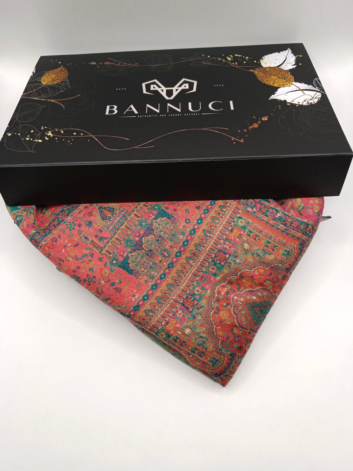 Premium Quality Extremely Soft kani Pashmina Cashmere Shawl