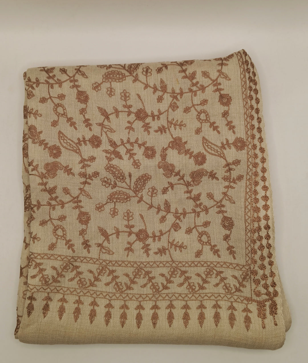 Embroidered Pashmina Shawl With Ari Work
