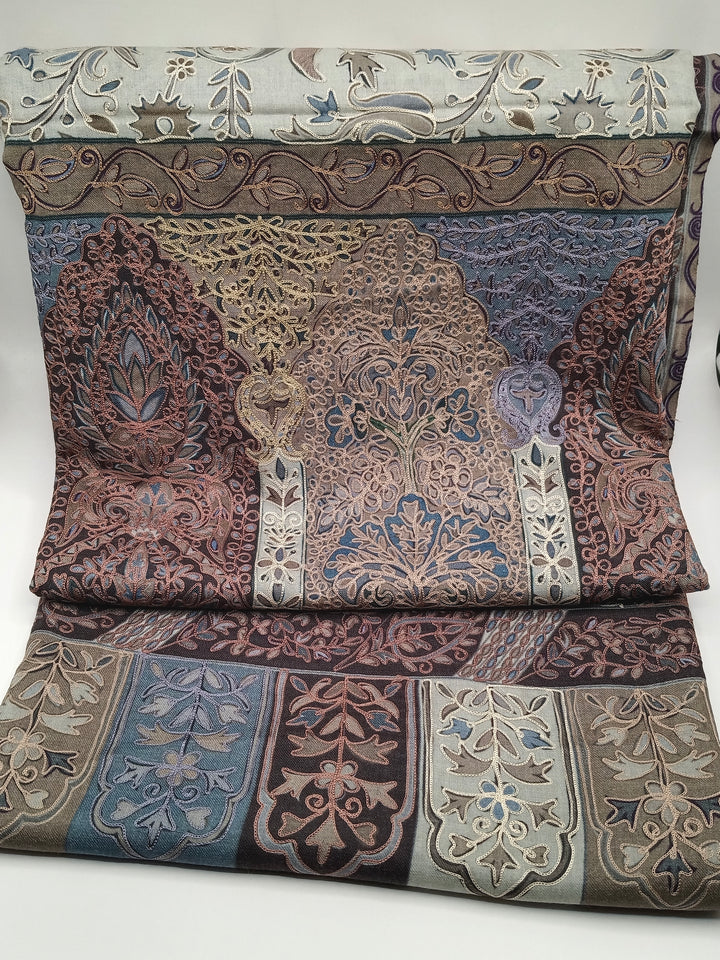 Premium Quality Kalmkar Shawl With Machine Ari Work