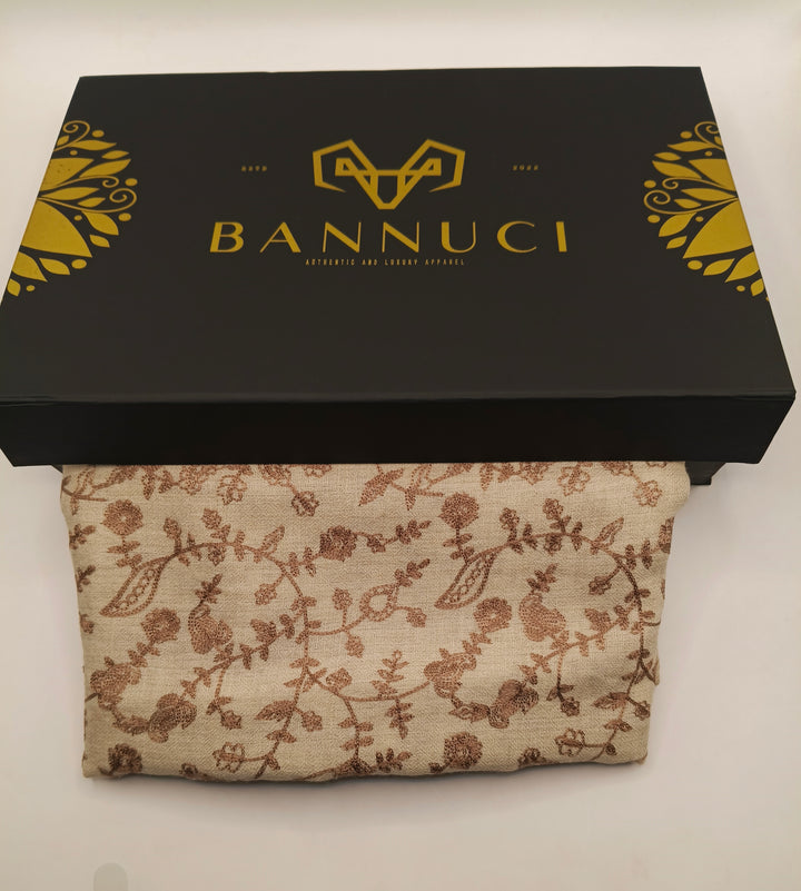 Embroidered Pashmina Shawl With Ari Work