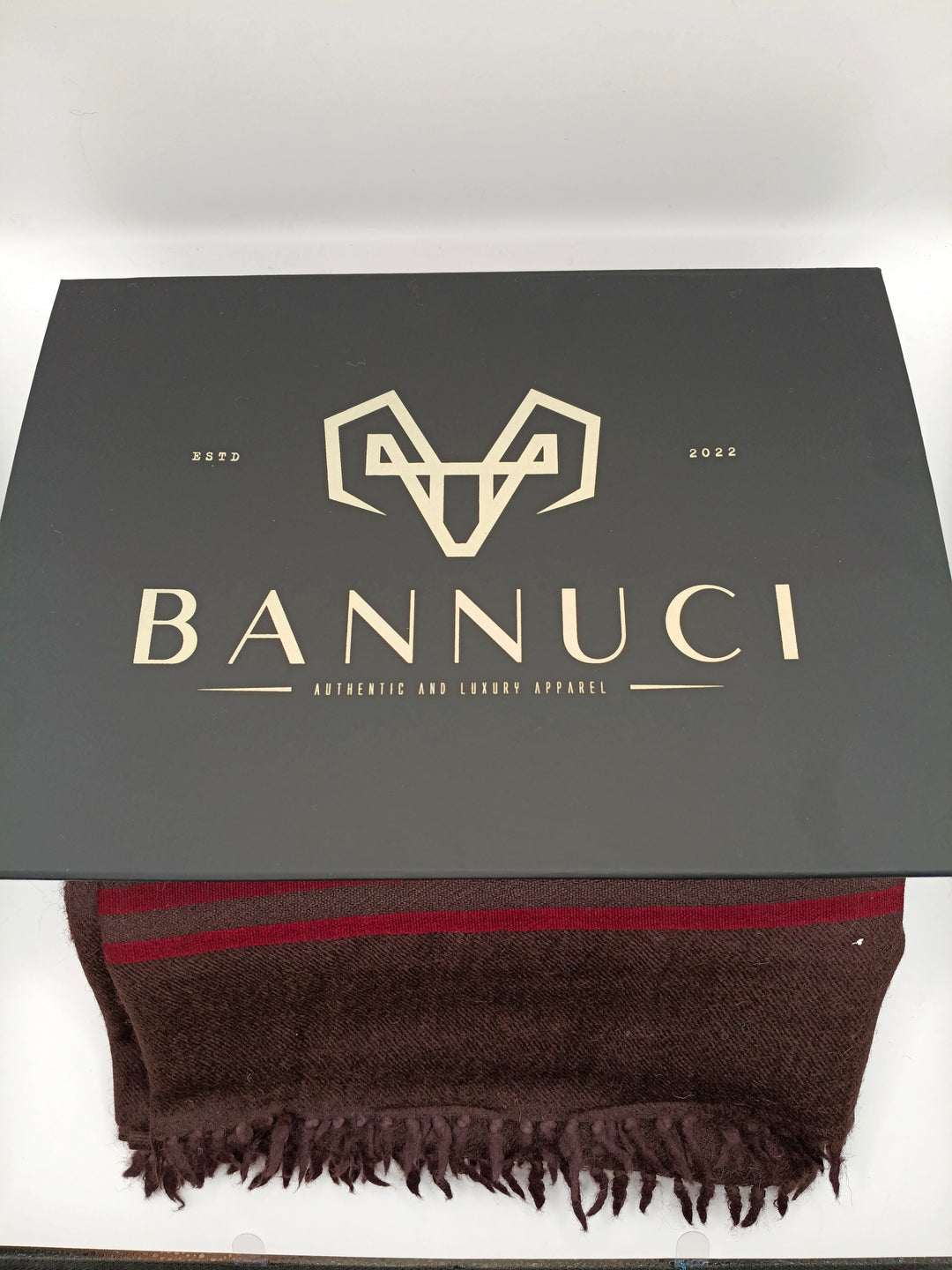 Premium Quality Stripped Coffee ColorPure/High Grade 48 Fiber Shawl