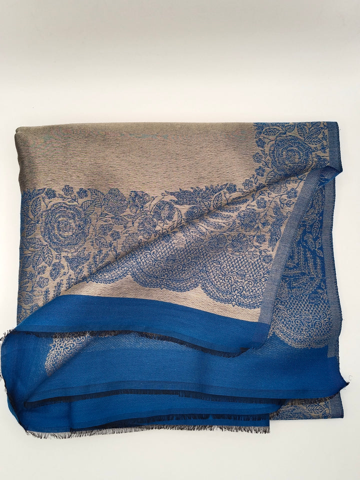 Premium Quality Reversible Moonlight Metallic Weave Shawl