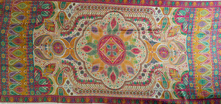 Premium Quality  Multi Color kani Silk Pashmina  Shawl