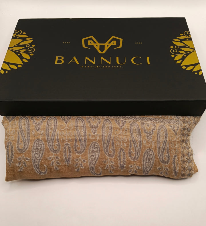 Extremely Soft Pashmina Kani Shawl With Khadi Pattern