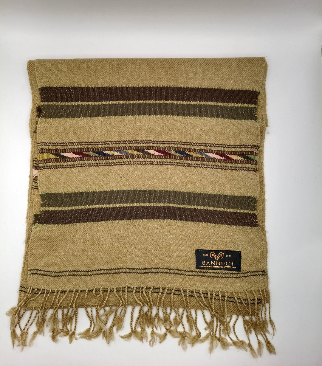 Premium And Soft Dark Brown Stripped Design Muffler