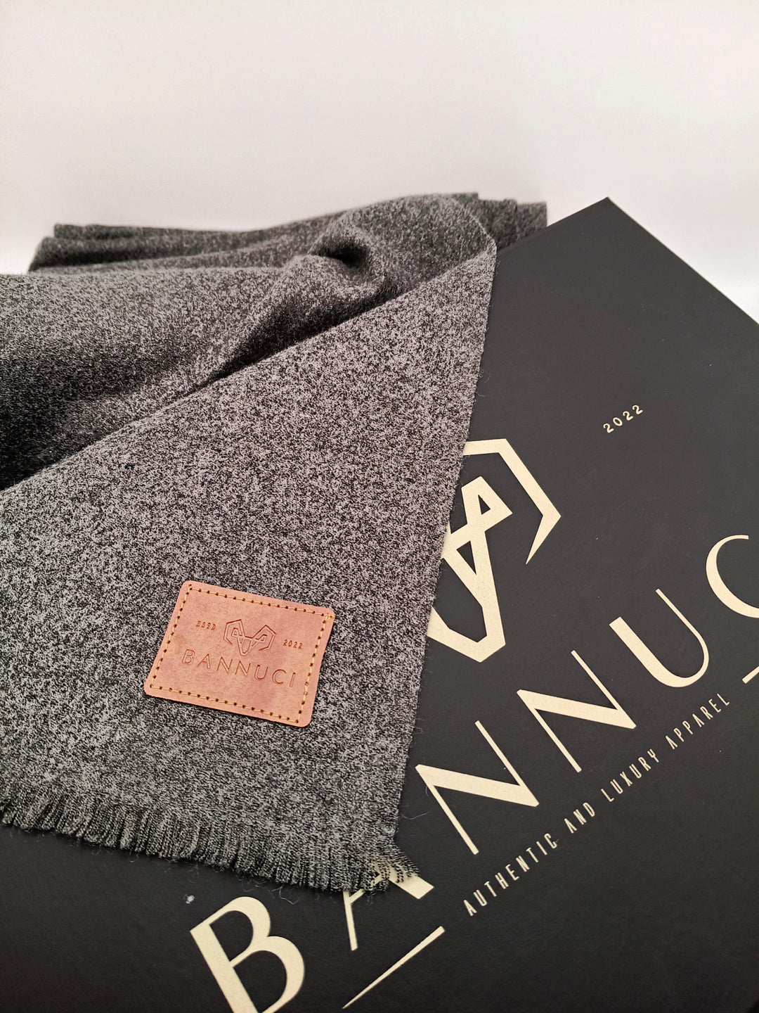 Premium Quality Extremely Soft Dark Gray Pashmina / Cashmere Shawl