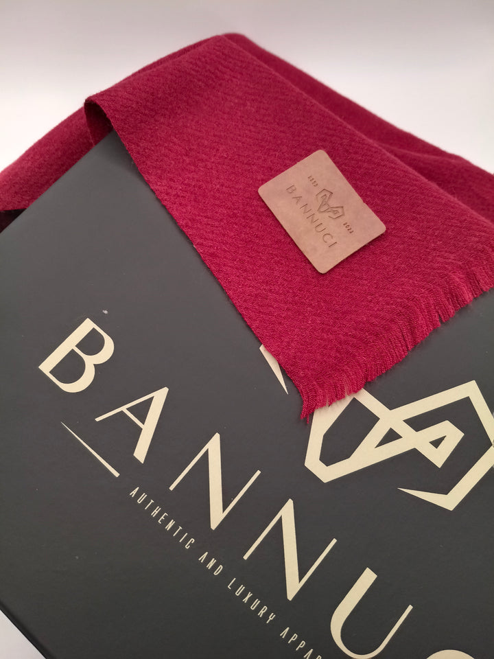 Premium Quality Extremely Soft Cherry Red Pashmina Cashmere Shawl