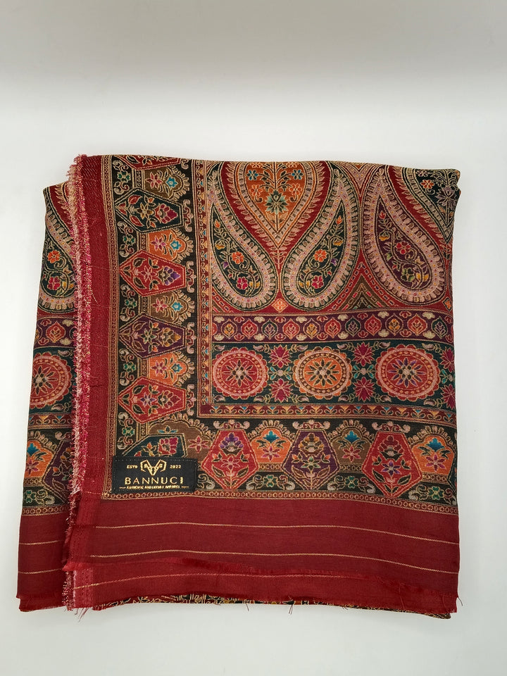Premium Quality  Multi Mix Color kani Silk Pashmina  Shawl