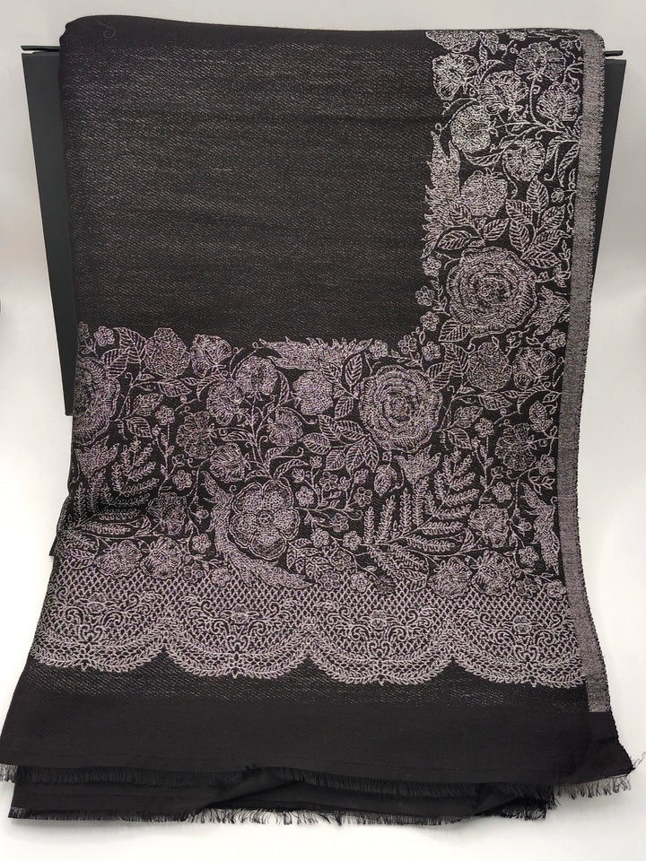 Premium Quality Reversible Moonlight Metallic Weave Shawl