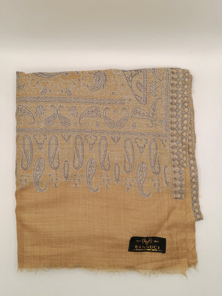 Extremely Soft Pashmina Kani Shawl With Khadi Pattern