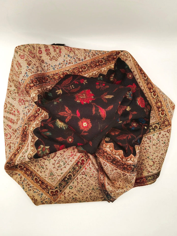 Premium Quality Extremely Soft kani Pashmina Cashmere Shawl