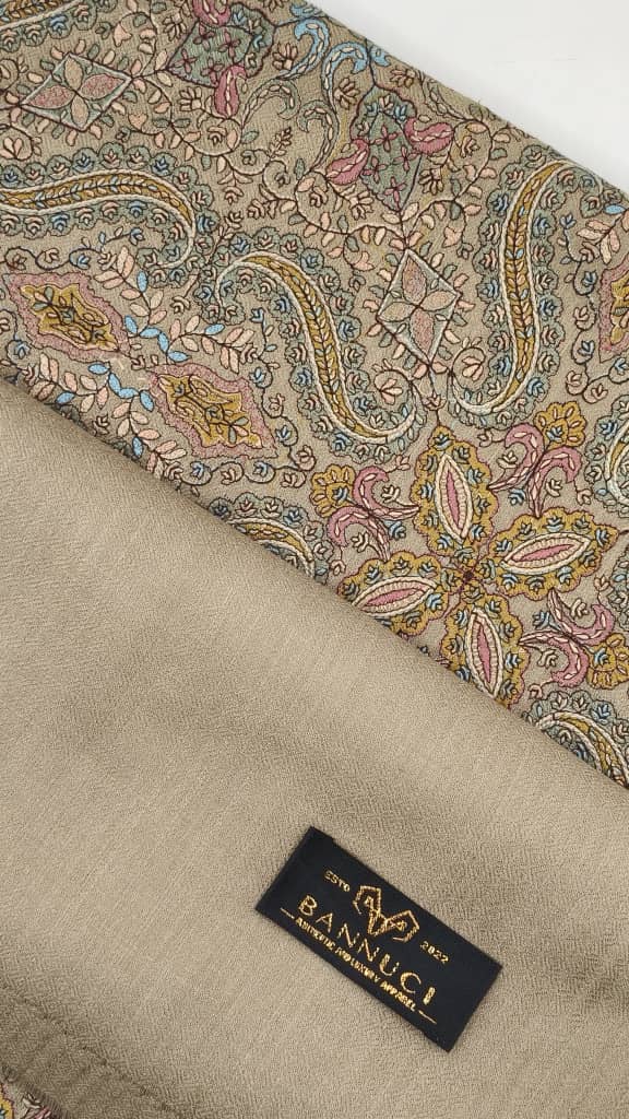 Premium Quality Multicolor Full Jaal Jama Sozni Embroidery Pashmina Shawl