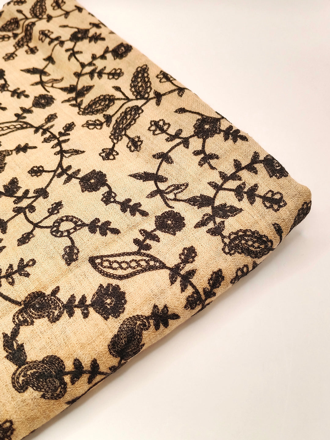 Embroidered Pashmina Shawl With Ari Work