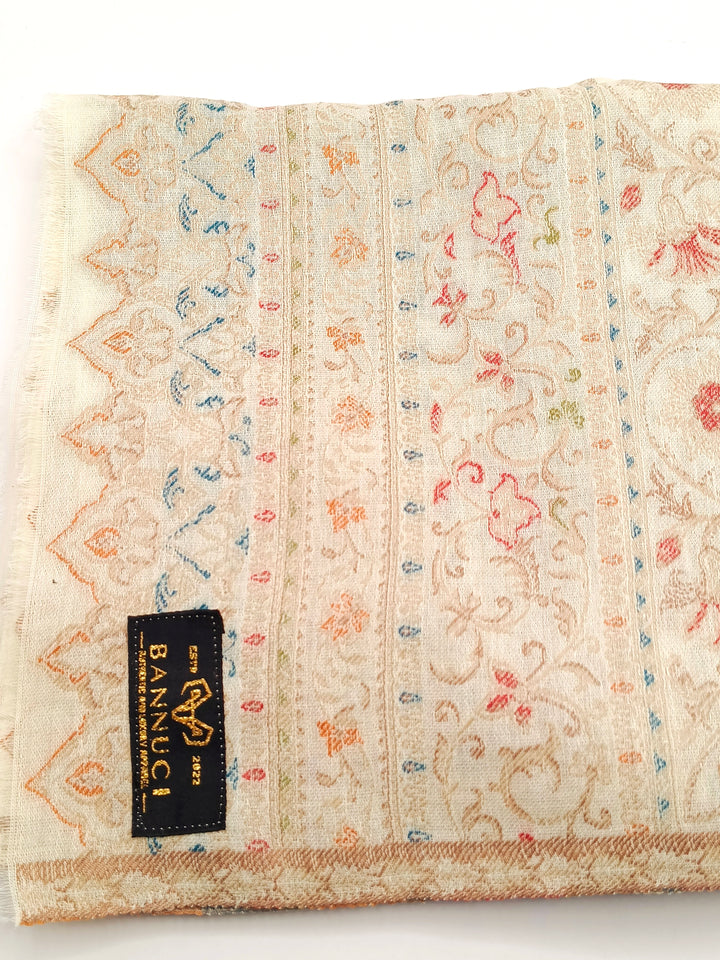 Premium Quality Extremely Soft Kani Shawl With Khadi Pattern