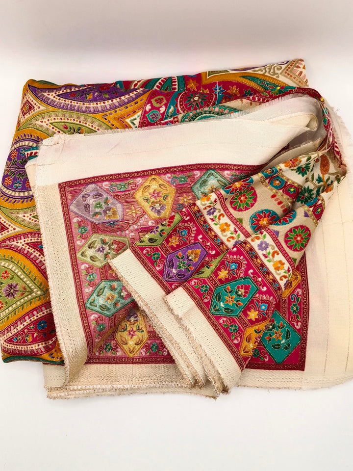 Premium Quality  Multi Color kani Silk Pashmina  Shawl