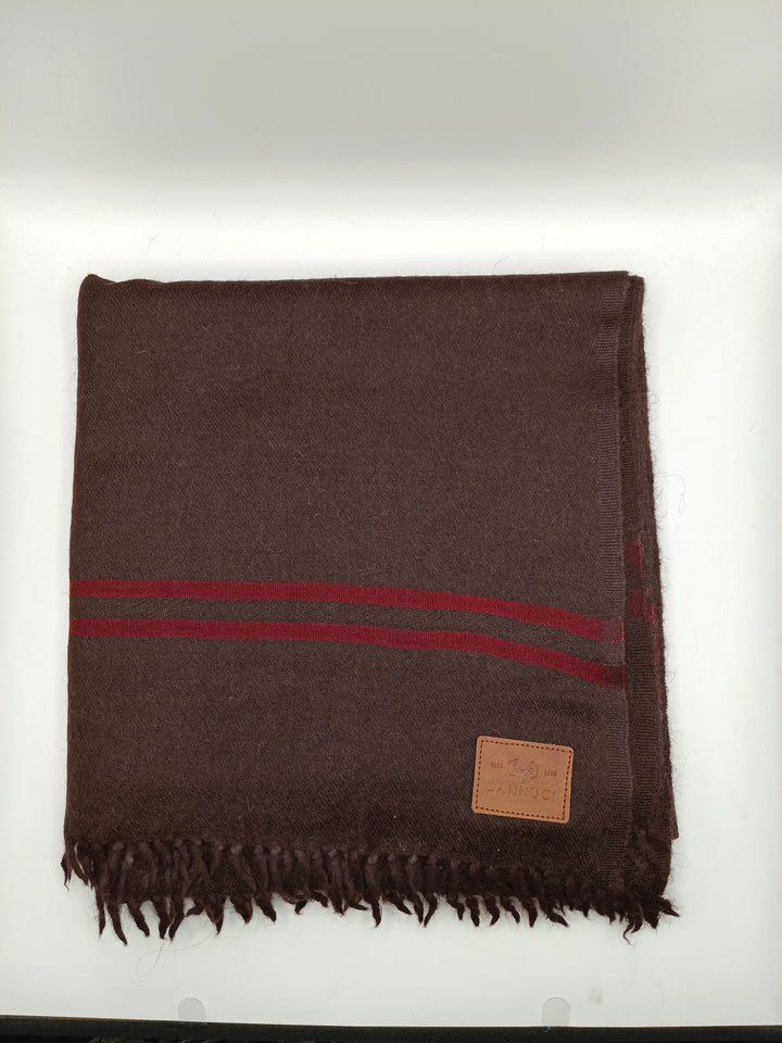 Premium Quality Stripped Coffee ColorPure/High Grade 48 Fiber Shawl