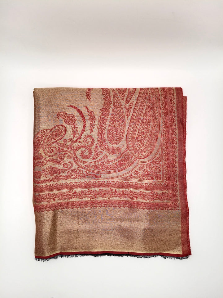 Premium Quality Reversible Moonlight Metallic Weave Shawl