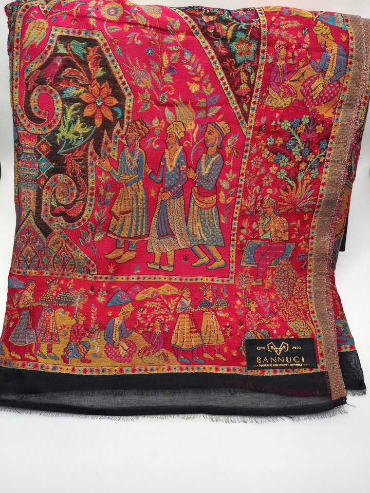 Premium Qualit Extremely soft kani Pashmina Shawl