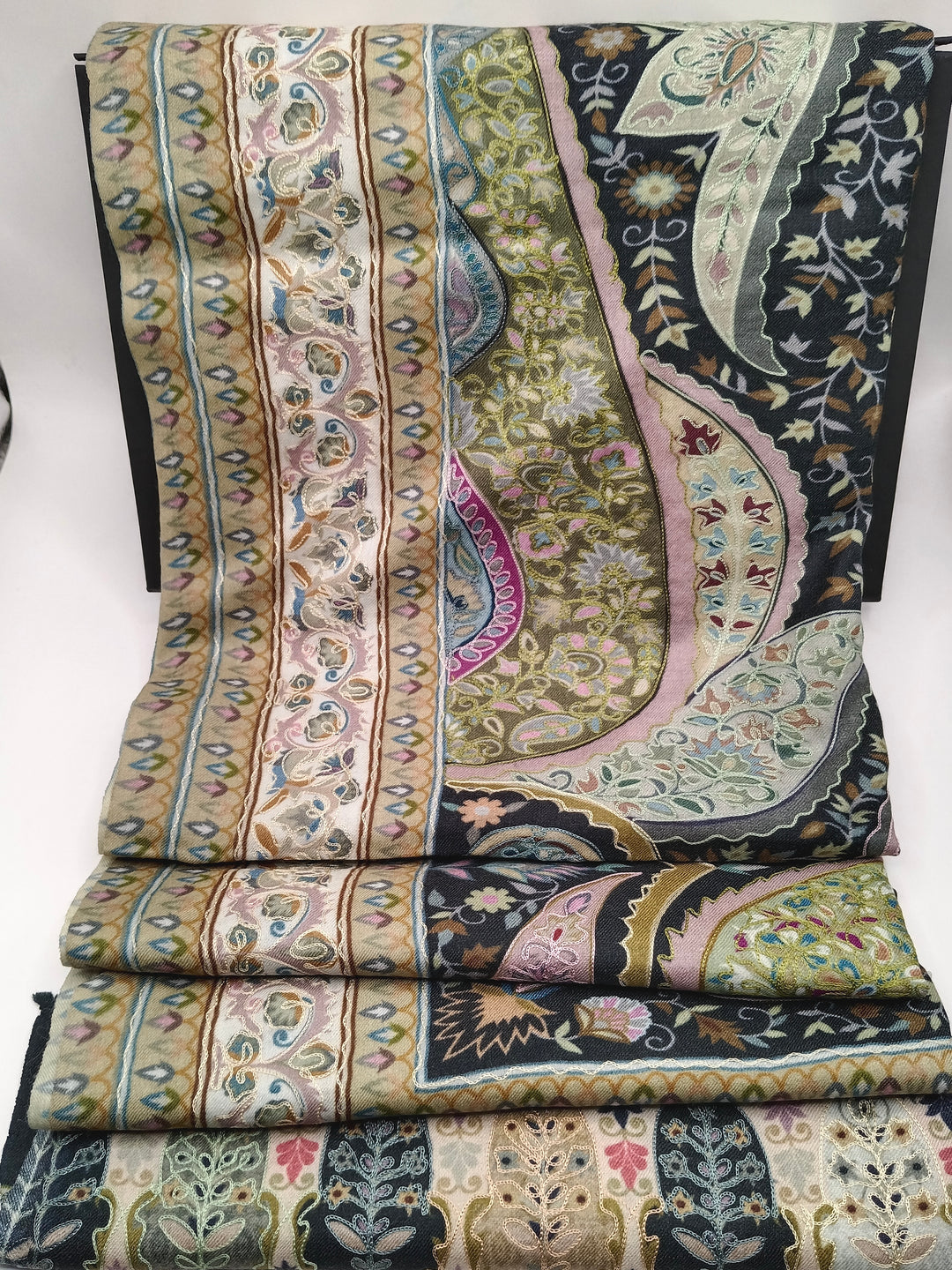 Premium Quality Kalmkar Shawl With Machine Ari Work