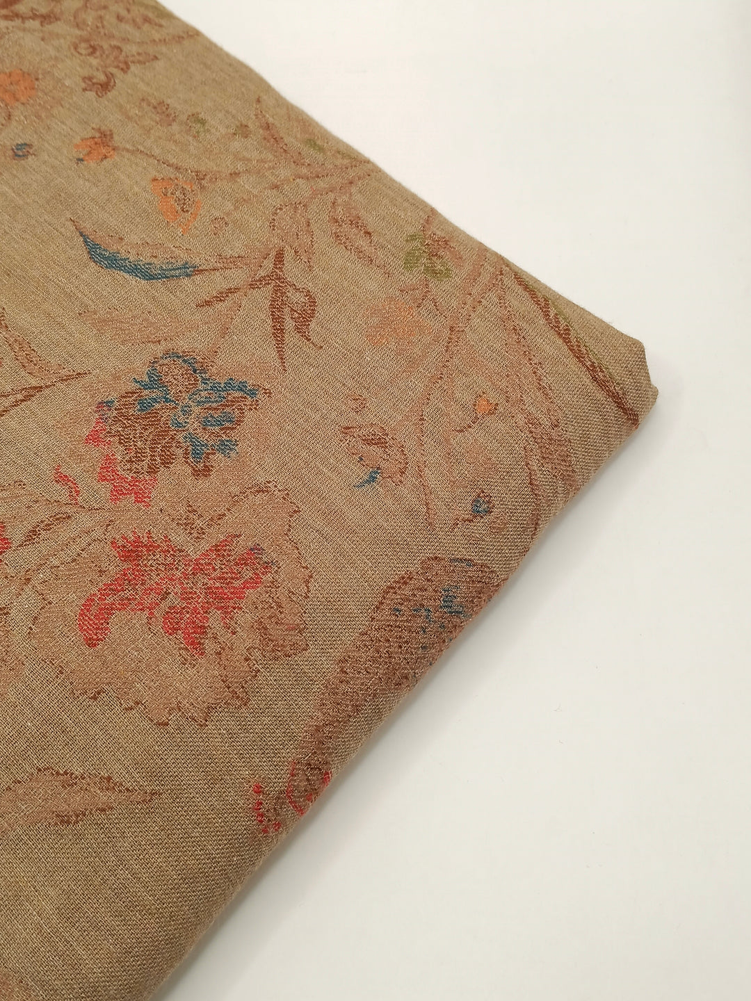 Extremely Soft Pashmina Kani Shawl With Khadi Pattern