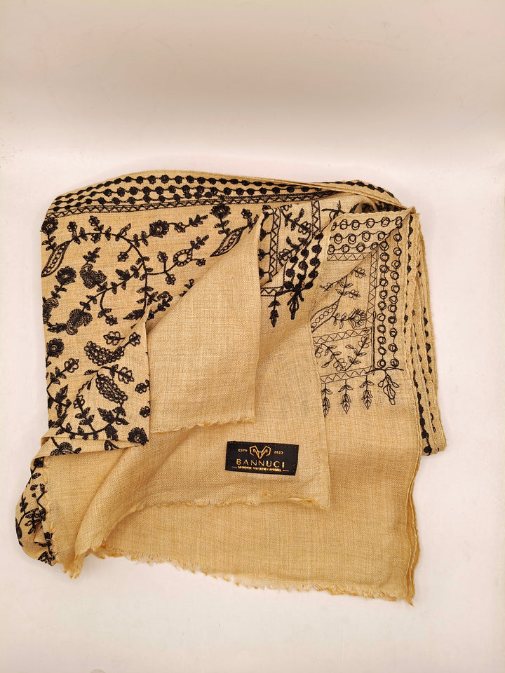 Embroidered Pashmina Shawl With Ari Work