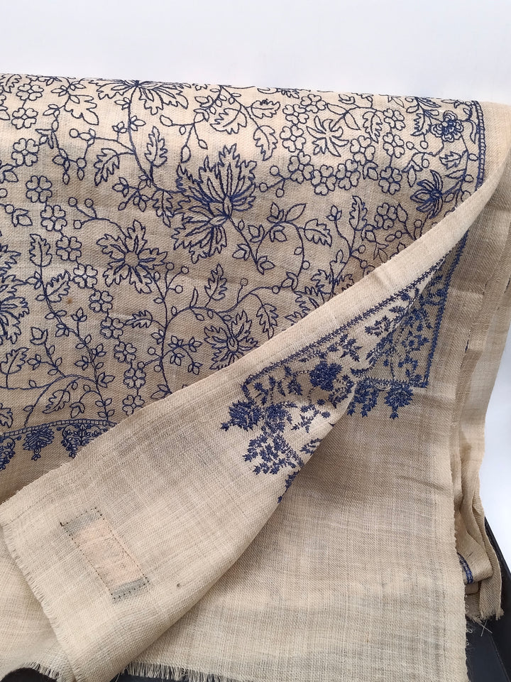 Premium Quality  Embroidered Pashmina Cashmere Shawl