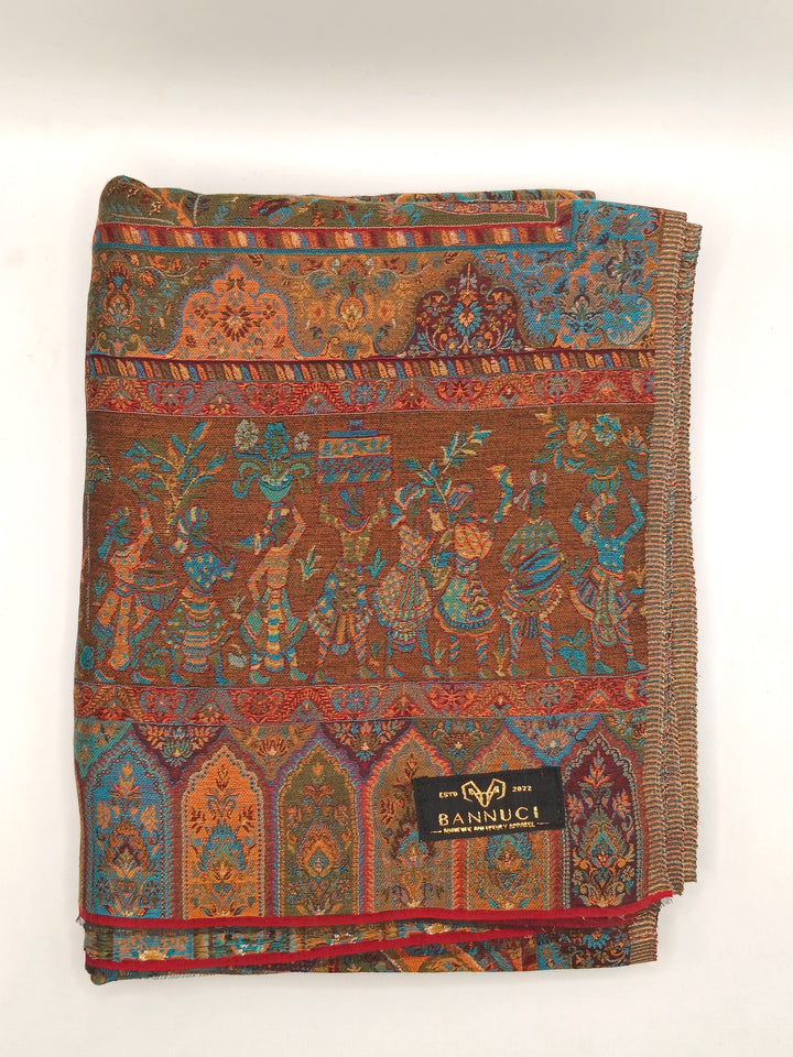 Premium Quality Extremely Soft kani Pashmina Cashmere Shawl