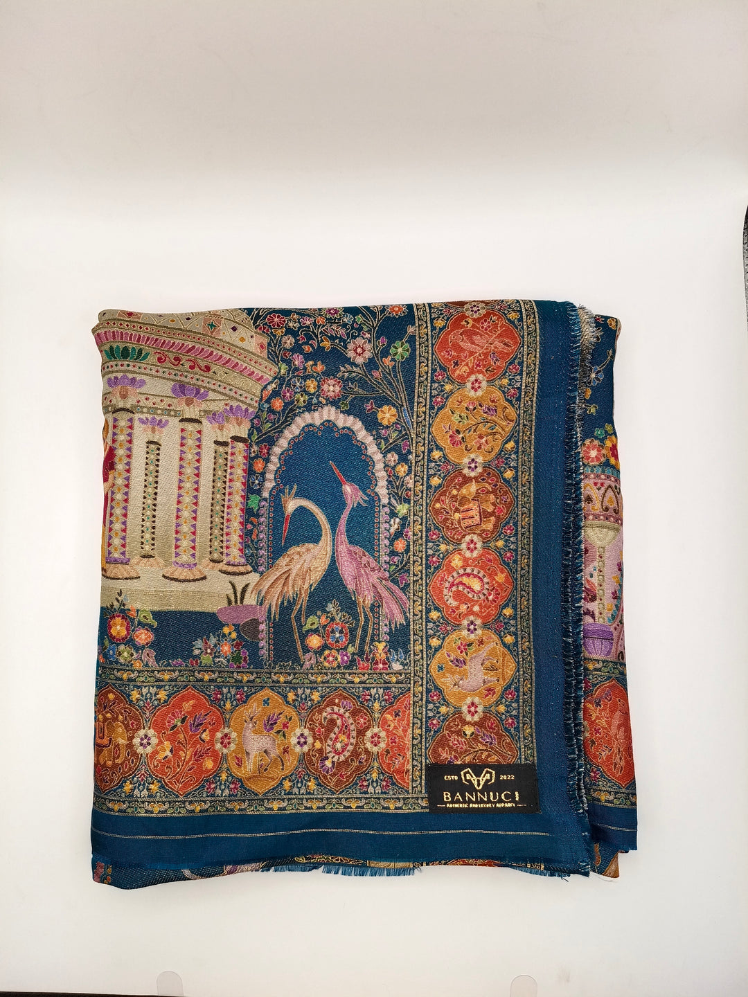 Premium Quality  Multi Mix Color kani Silk Pashmina  Shawl
