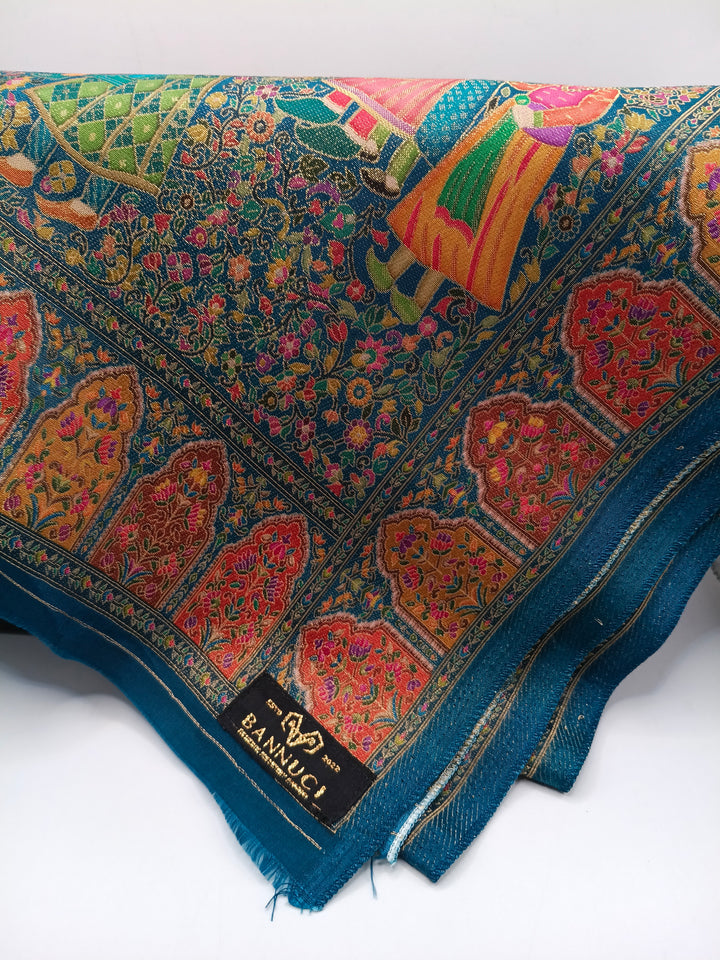 Premium Quality Dark Multi Color kani Pashmina  Shawl
