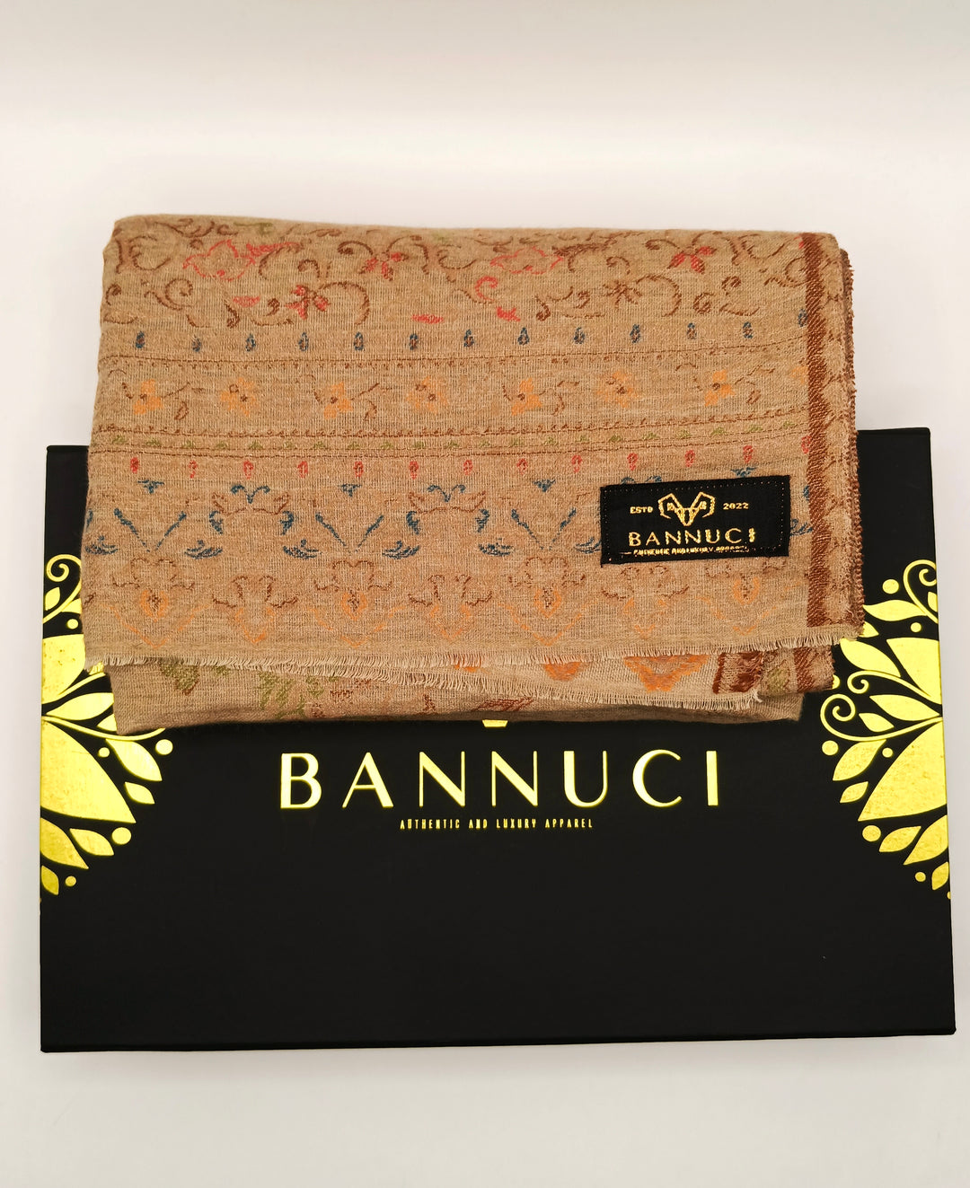 Extremely Soft Pashmina Kani Shawl With Khadi Pattern