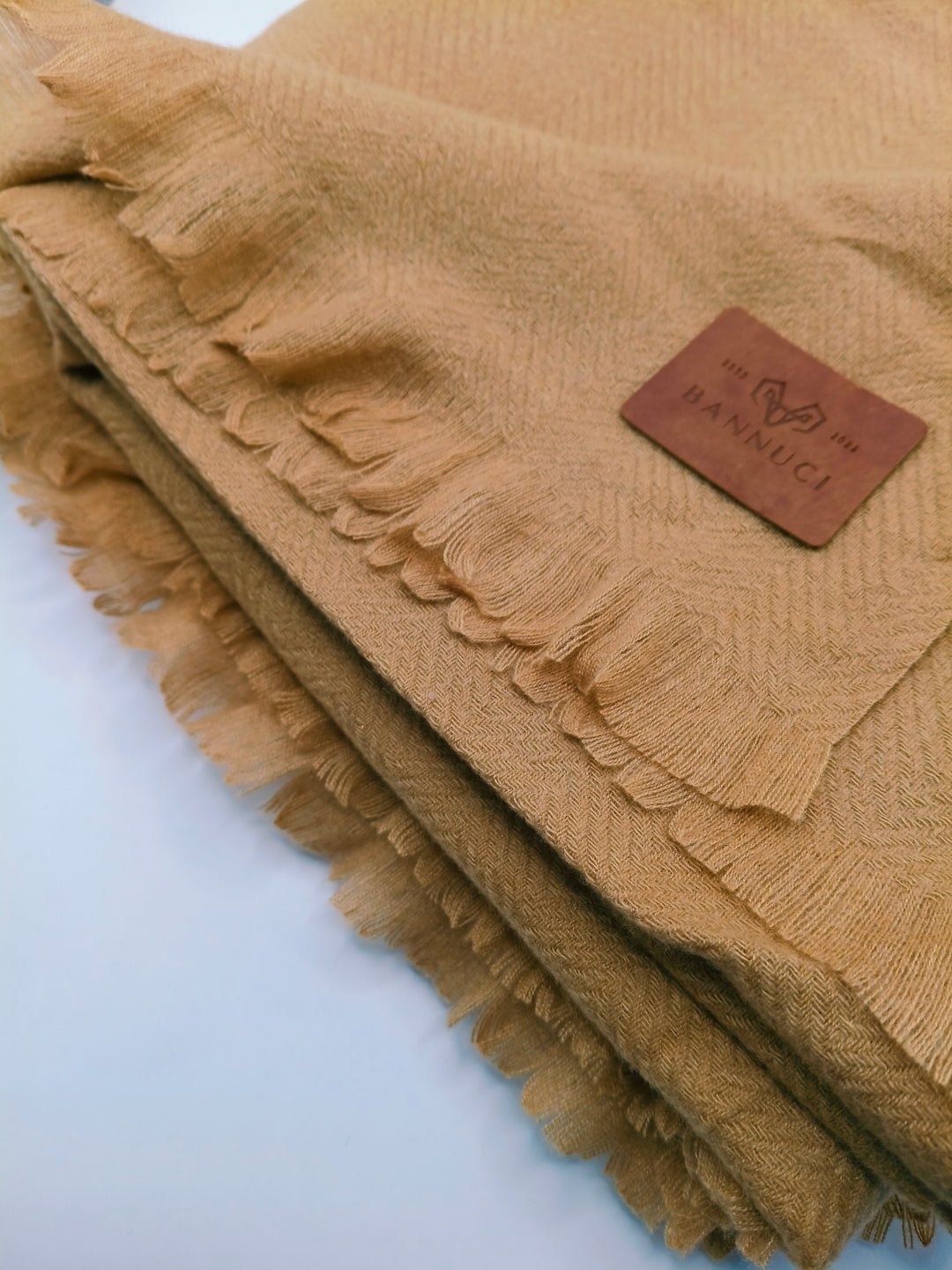 Premium Quality Extremely Soft Skin Yellow Pashmina / Cashmere Shawl