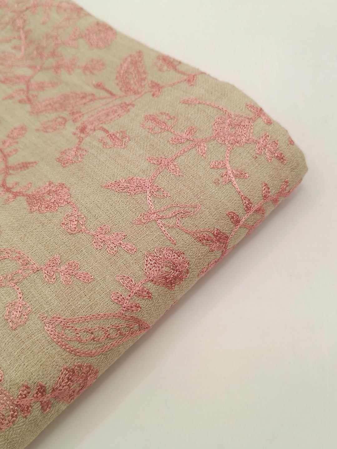 Premium Quality Embroidered Pashmina Cashmere Shawl With Ari Work