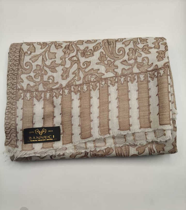 Premium Quality Embroidered Pashmina Cashmere Shawl