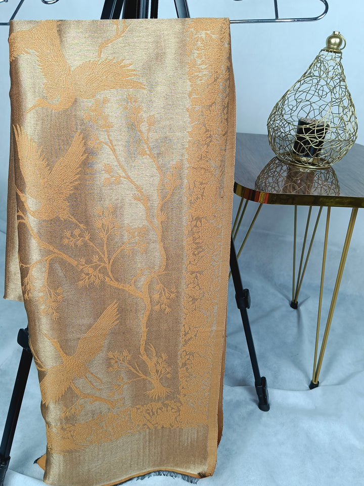Premium Quality Reversible Moonlight Metallic Weave Shawl