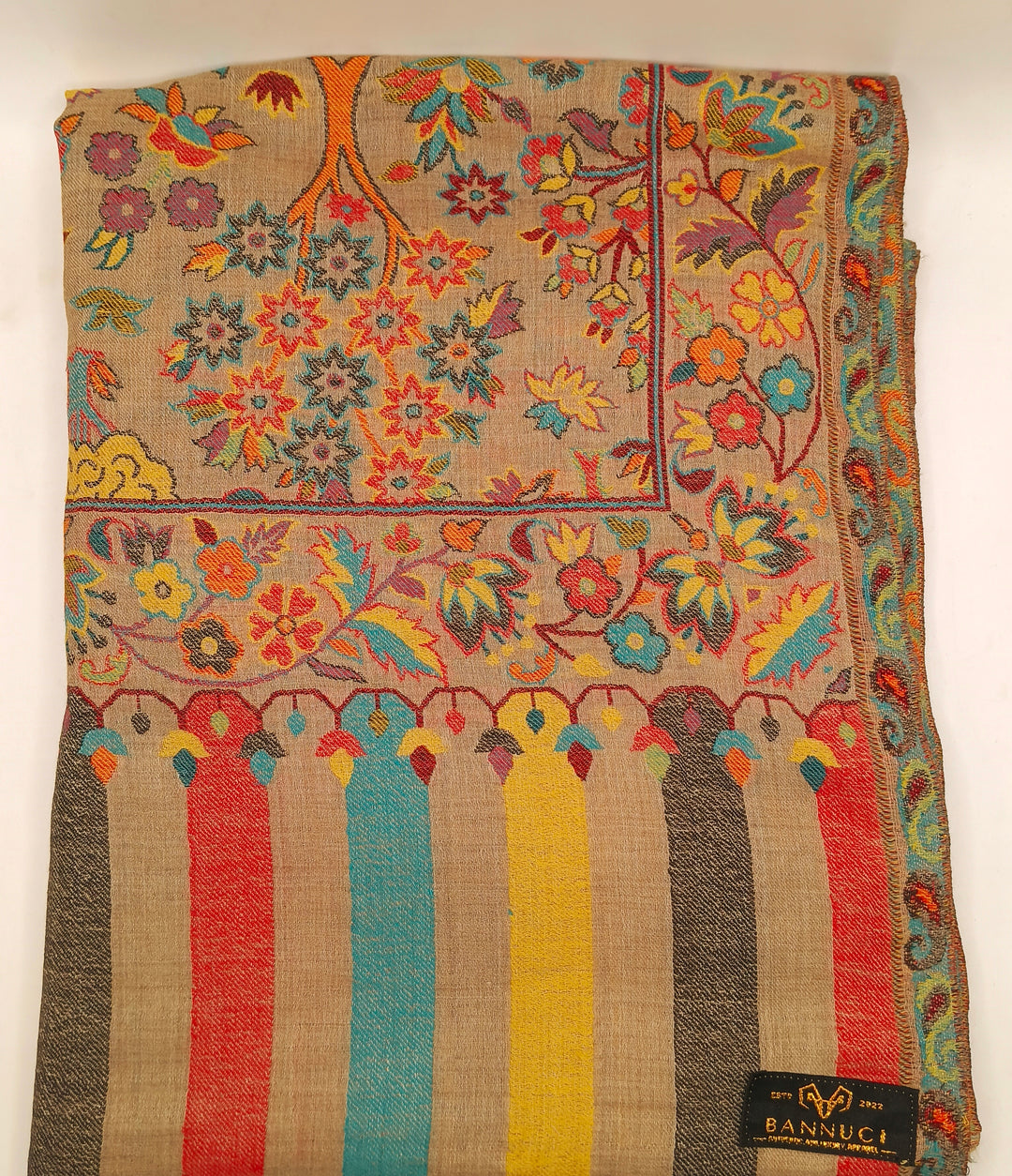 Premium Quality Extremely Soft kani Pashmina Cashmere Shawl