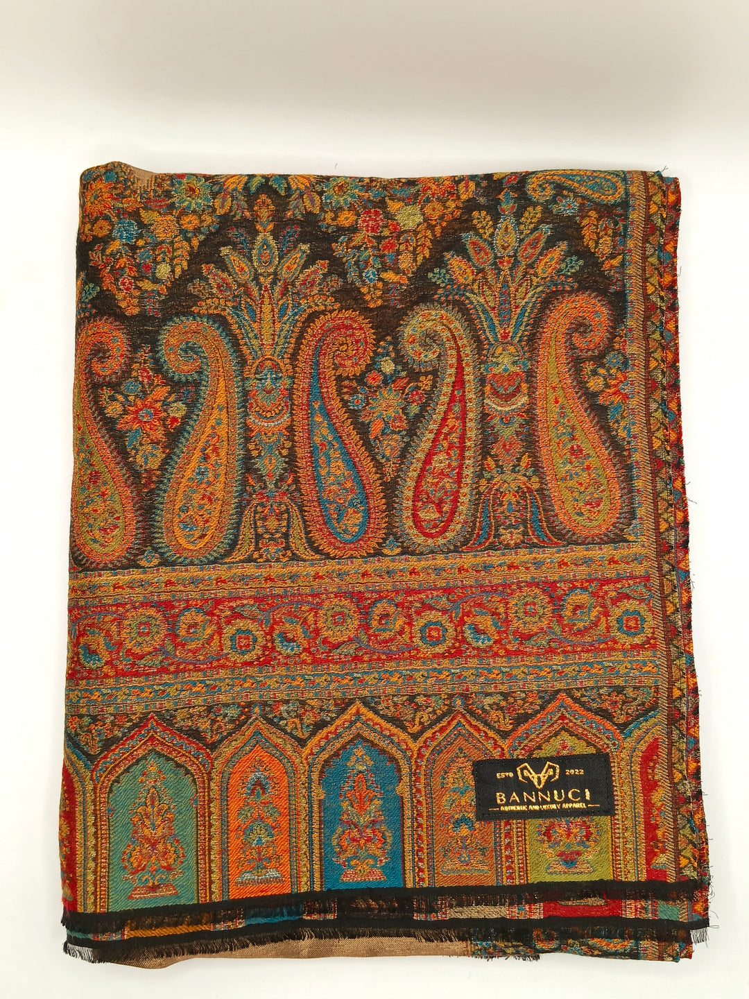 Premium Quality Moonlight Multi Color kani Pashmina Cashmere Shawl