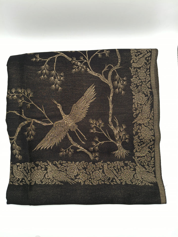 Premium Quality Reversible Moonlight Metallic Weave Shawl