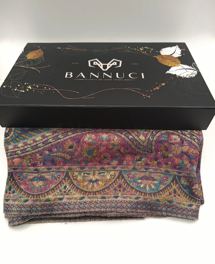 Premium Quality Extremely Soft Pashmina Cashmere Reversible Shawl