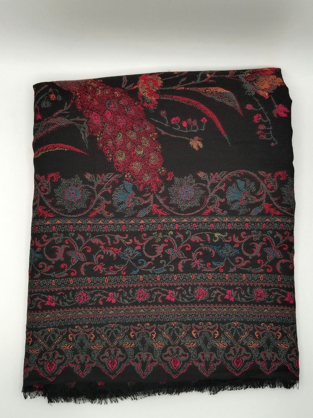 Extremely Soft Pashmina Kani Shawl With Khadi Pattern